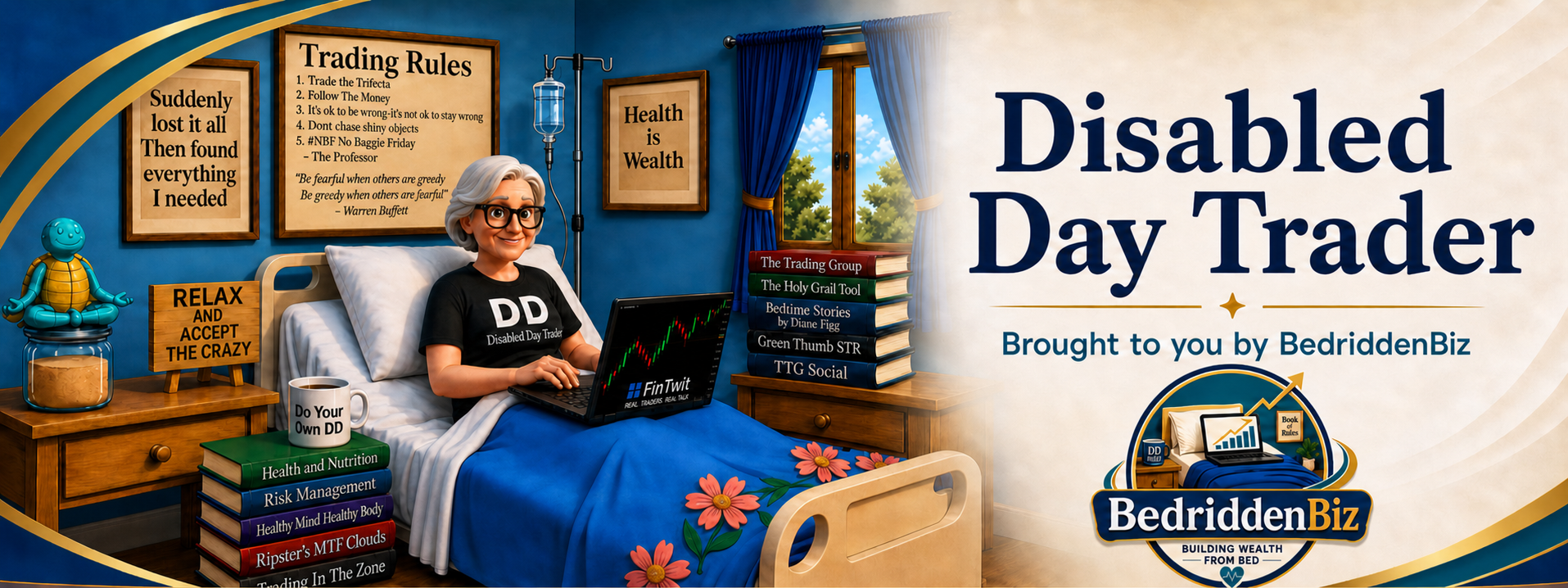 Disabled Day Trader brought to you by BedriddenBiz